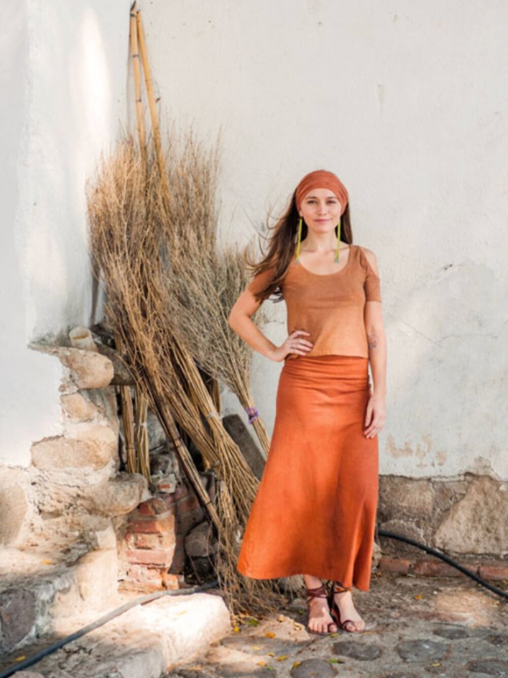 Bohemian Folk Clothing - Maxi Skirt